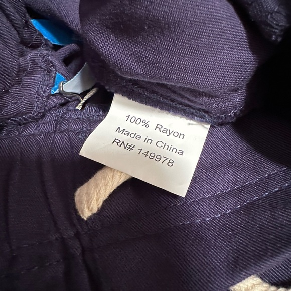 Elsie & Zoey Button Front Mini Skirt Womens L Navy Blue Rope Waist Tie Rayon NEW - Picture 13 of 14